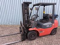 Toyota heftruck met 4e ventiel-vorkversteller-sideshift-470cm hoog-weing uren 6445 - afbeelding 1 van  15