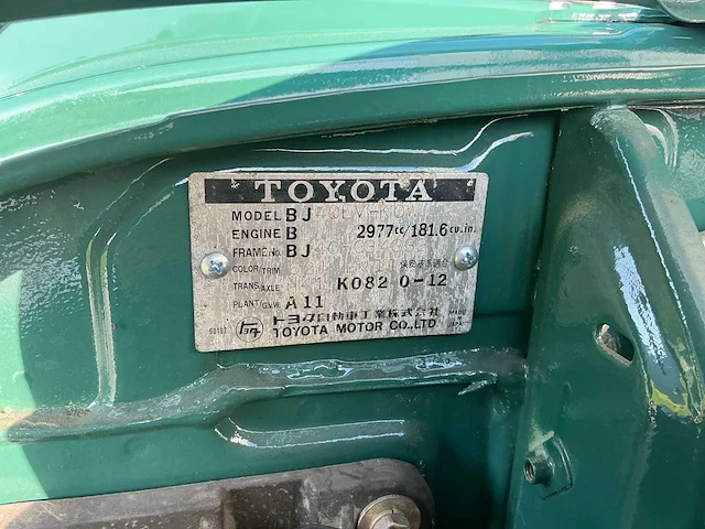 Toyota land cruiser bj40 hardtop land cruiser bj40 oldtimer - afbeelding 11 van  45