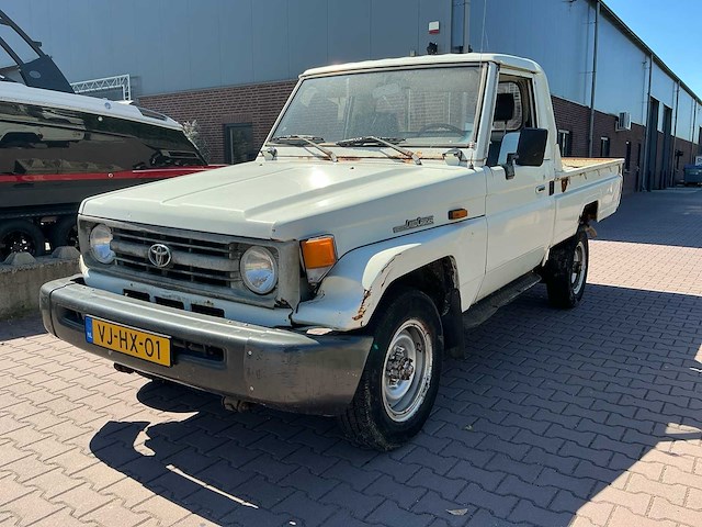 Toyota land cruiser heavy duty 4.2 pick-up bedrijfswagen origineel nederlands - afbeelding 1 van  27