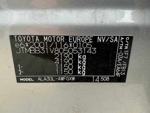 Toyota rav4 2.2 d4-d d-cat sol bedrijfswagen - afbeelding 27 van  33