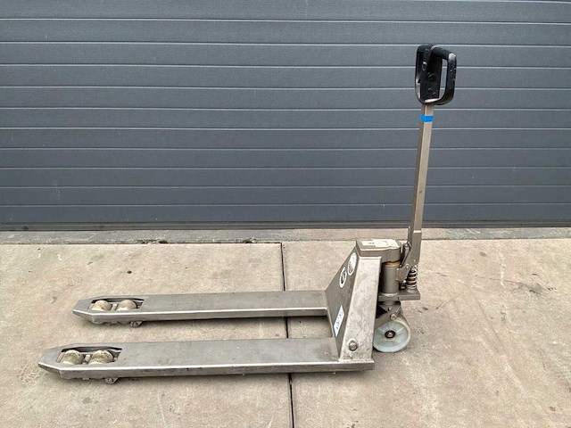 Toyota rvs hand hydraulische palletwagen - afbeelding 1 van  6