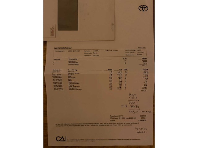 Toyota tacoma 4.0 v6 4x4 trd off road pick up v-330-rj - afbeelding 19 van  20