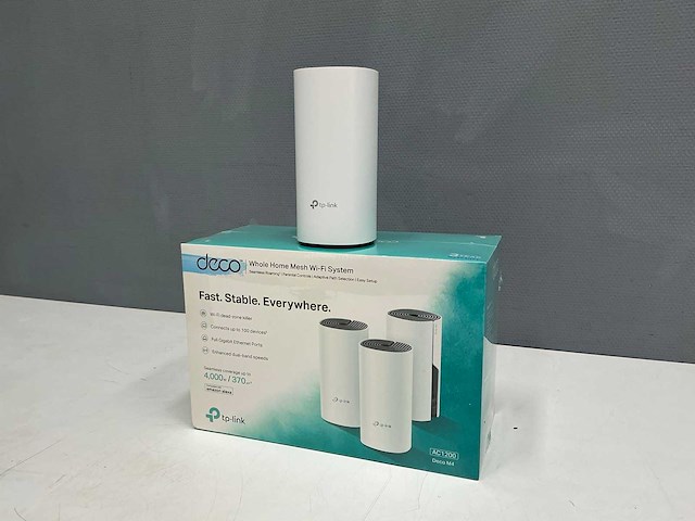 Tp-link - ac1200 deco m4 - whole home mesh wi-fi systeem (2x) - afbeelding 1 van  9