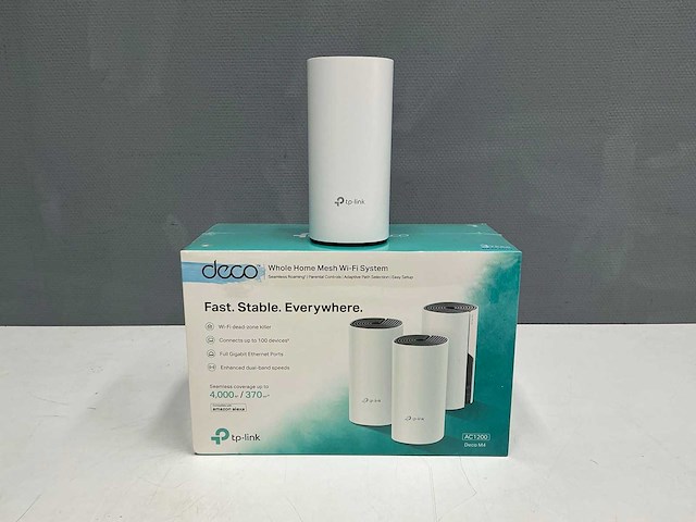 Tp-link - ac1200 deco m4 - whole home mesh wi-fi systeem (2x) - afbeelding 2 van  9
