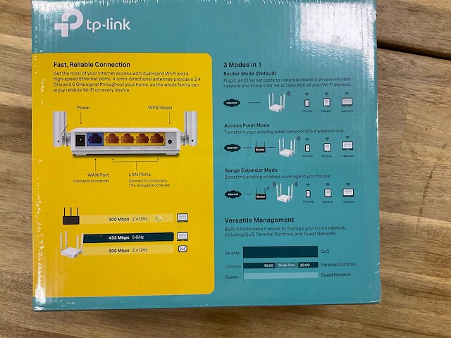 Tp-link ac 750 router - afbeelding 2 van  2