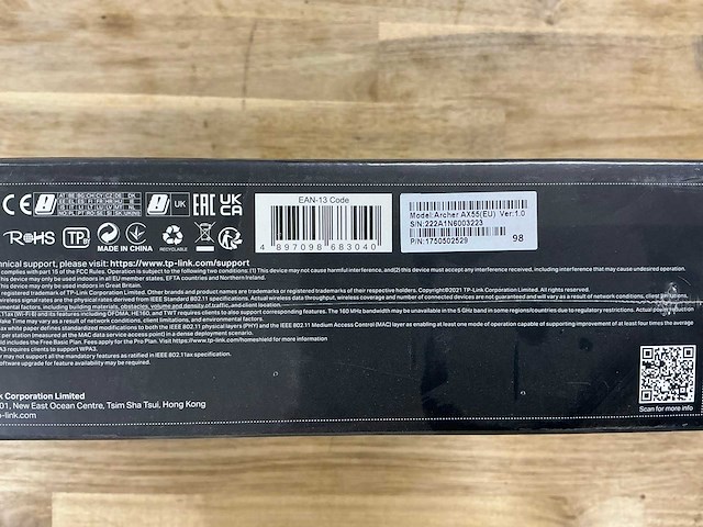 Tp-link archer ax55 dual-band gigabit wi-fi 6 router - afbeelding 2 van  2