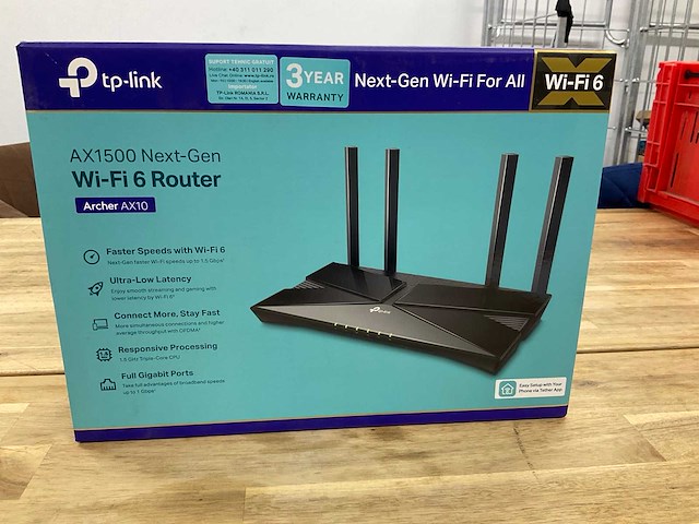Tp-link ax1500 next gen router - afbeelding 1 van  2