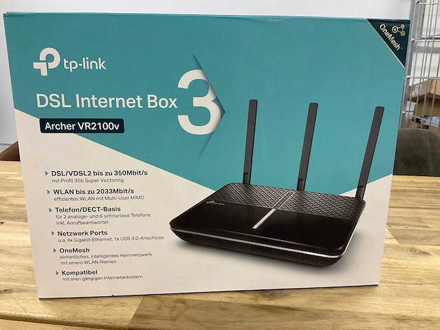 Tp link dsl internet box 3 - afbeelding 1 van  3