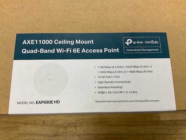 Tp link eap690e hd access point - afbeelding 2 van  2