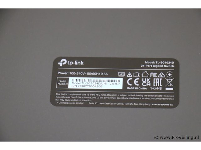 Tp-link ethernet switch tl-sg1024d - nieuw - afbeelding 5 van  5