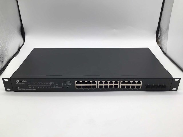Tp-link jetstream omada t1600g-28ps 28 port gigabit poe+ switch - afbeelding 2 van  5
