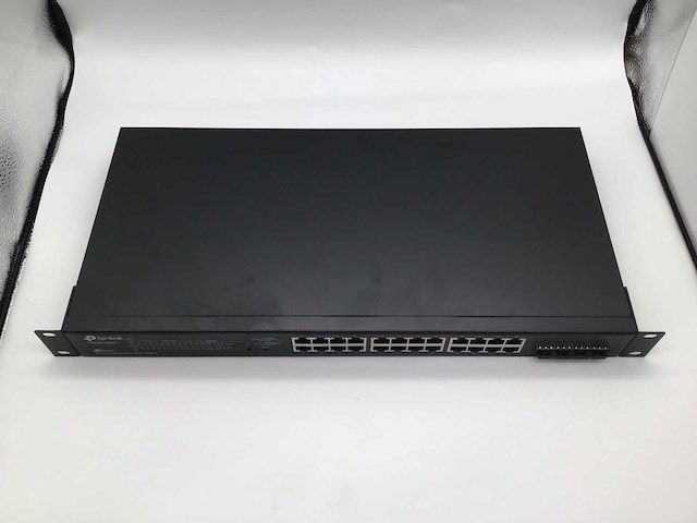 Tp-link jetstream omada t1600g-28ps 28 port gigabit poe+ switch - afbeelding 2 van  4