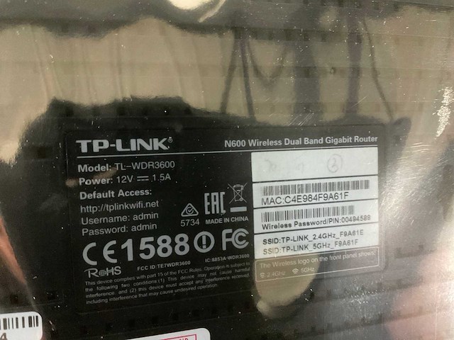 Tp link n 600 tl-wdr3600 switch (10x) - afbeelding 3 van  3