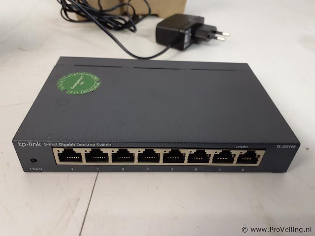 Tp-link netwerkswitch tl-sg108 - afbeelding 4 van  6