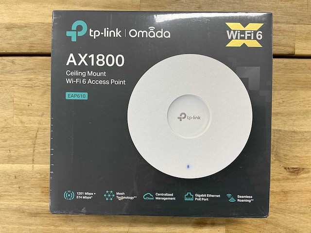 Tp-link omada eap610 ceiling mount wi-fi 6 access point - afbeelding 1 van  2