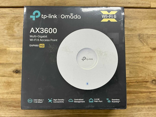 Tp-link omada eap660 hd multi-gigabit wi-fi 6 access point - afbeelding 1 van  3