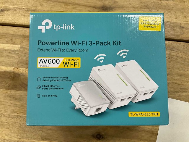 Tp link powerline wifi 3-pack kit - afbeelding 1 van  2
