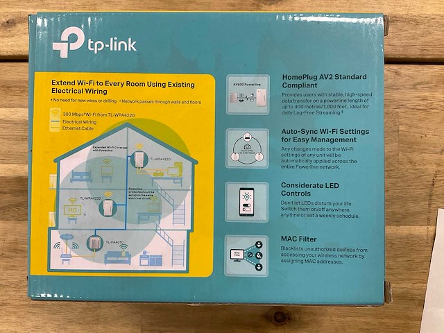 Tp link powerline wifi 3-pack kit - afbeelding 2 van  2