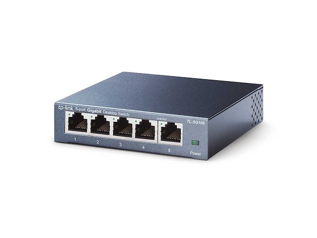 Tp-link tl-sg105 5-poorts gigabit switch - afbeelding 1 van  2
