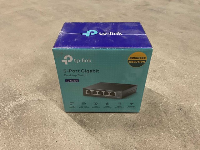 Tp-link tl-sg105 5-poorts gigabit switch - afbeelding 2 van  2