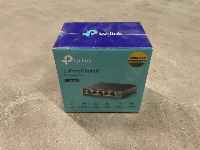 Tp-link tl-sg105 5-poorts gigabit switch - afbeelding 2 van  2