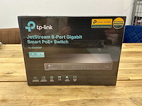Tp-link tl-sg2008p jetstream 8-port gigabit smart poe+ switch - afbeelding 1 van  2