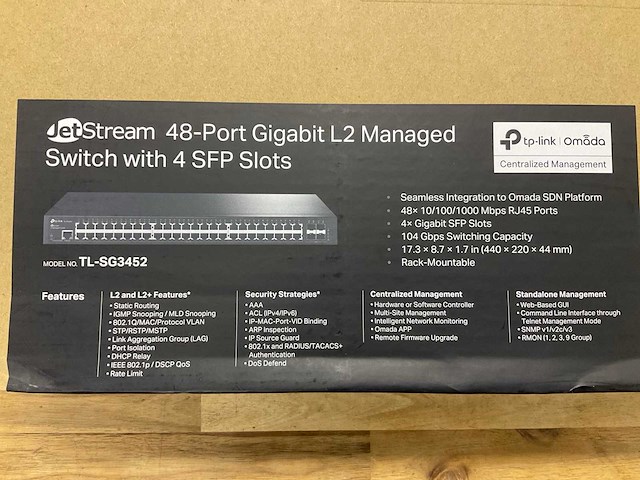 Tp link tl-sg3452 switch - afbeelding 2 van  2