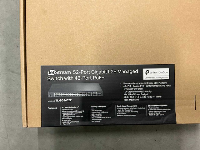Tp-link tl-sg3452p - afbeelding 3 van  4