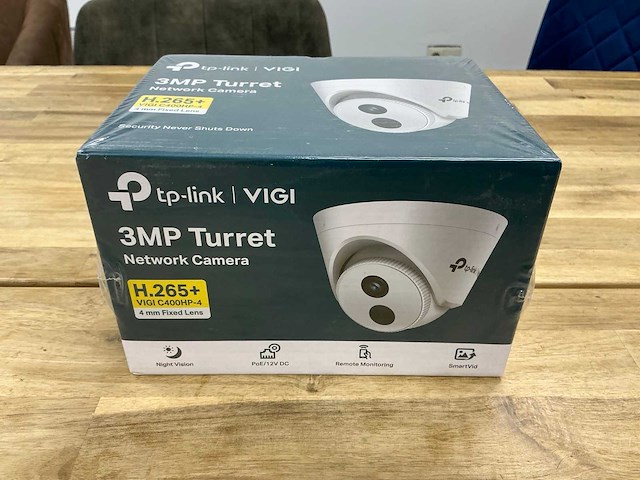 Tp-link vigi c400hp-4 3mp turret network camera - afbeelding 1 van  2