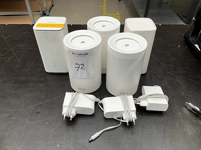 Tp-link/huawei deco be65/h122-373 wifi systeem (5x) - afbeelding 1 van  7