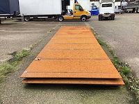 Traanplaat 1.5 cm dik een plaat staal - afbeelding 5 van  7