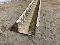 Traanplaat aluminium 150x102x0,4cm goot 165x17,5x10,5cm - afbeelding 2 van  3