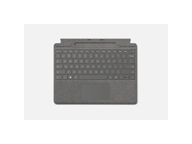 Trackpad microsoft, surface pro keyboard 8xb-00161 - qwerty, zwart - afbeelding 1 van  1