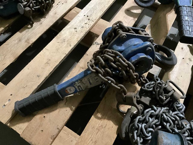 Tractel 1.5t kettingtakel (3x) - afbeelding 2 van  4