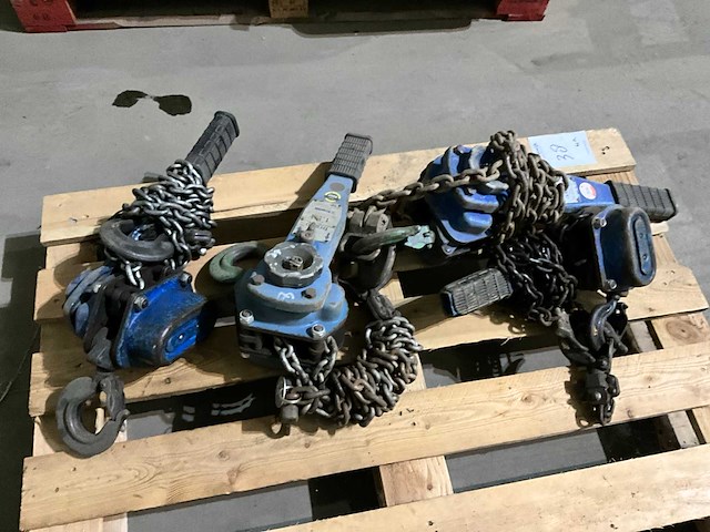 Tractel 1.5t kettingtakel (4x) - afbeelding 1 van  5