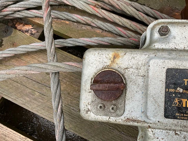 Tractel t532d staaldraad takel - afbeelding 5 van  7