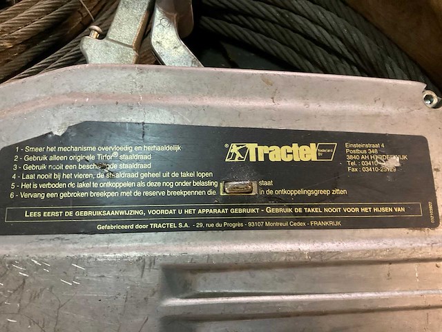 Tractel tirfor - afbeelding 2 van  2