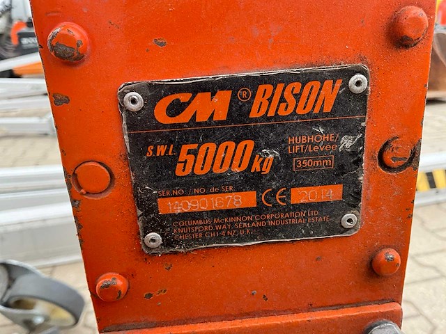 Tractel/cm bison top 5t dommekracht (3x) - afbeelding 7 van  9