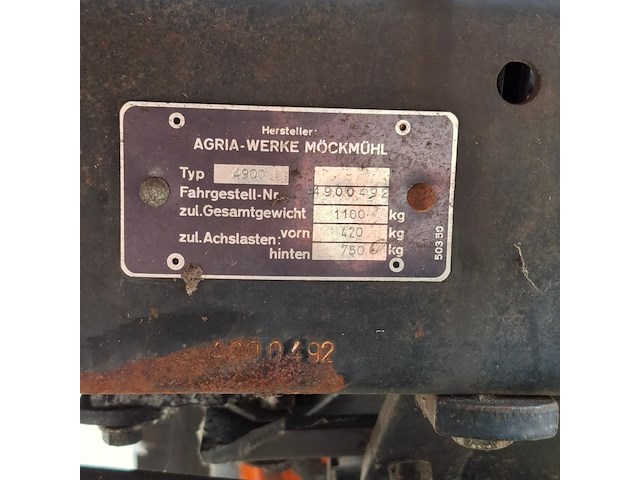 Tractor, agria, 4900, oranje, 1965 - afbeelding 25 van  31