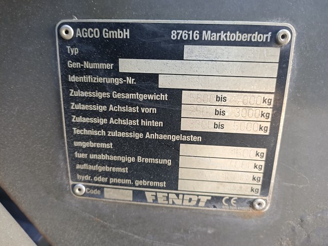 Tractor, fendt, 208 vario, 2014 - afbeelding 6 van  46