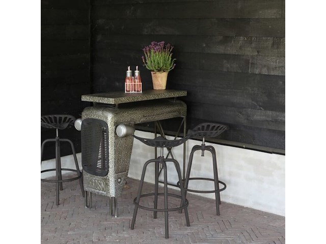 Tractor hangtafel, esschert design, iho 32, grijs - afbeelding 1 van  6