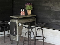 Tractor hangtafel, esschert design, iho 32, grijs - afbeelding 1 van  6