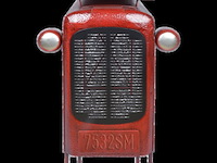 Tractor hangtafel, esschert design, iho 33, rood - afbeelding 1 van  7