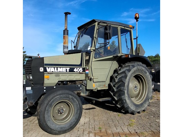 Tractor met veegrol, valmet, 405gl, 1988 - afbeelding 34 van  35