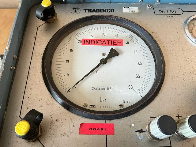 Tradinco 8175 draagbare hogedruk calibrator - afbeelding 4 van  6