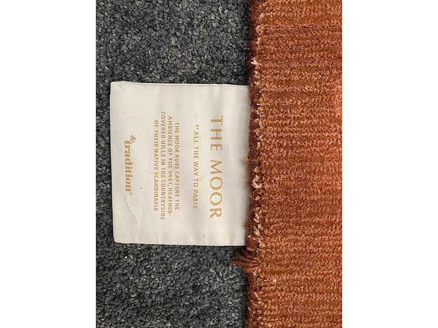 &tradition the moor - vloerkleed 240x240 - koper - afbeelding 3 van  8