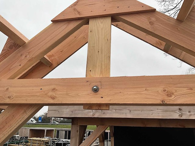 Traditionele douglas kapschuur 560x360x325 cm - afbeelding 1 van  5