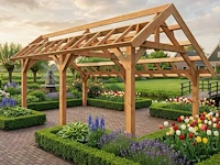 Traditionele douglas kapschuur 640x360x325 cm