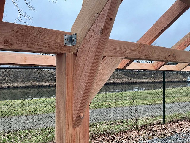 Traditionele douglas kapschuur 660x360x325 cm - afbeelding 7 van  18