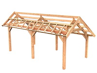 Traditionele douglas kapschuur 660x360x325 cm - afbeelding 2 van  17